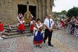 Poświęcenia Plonów w Kościele parafialnym w Cieklinie