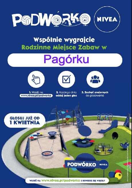 Czy nowoczesny plac zabaw ufundowany przez Nivea powstanie w Pagórku?