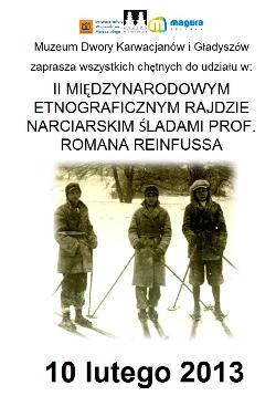 II MIĘDZYNARODOWYM ETNOGRAFICZNYM RAJDZIE NARCIARSKIM ŚLADAMI PROF. RO