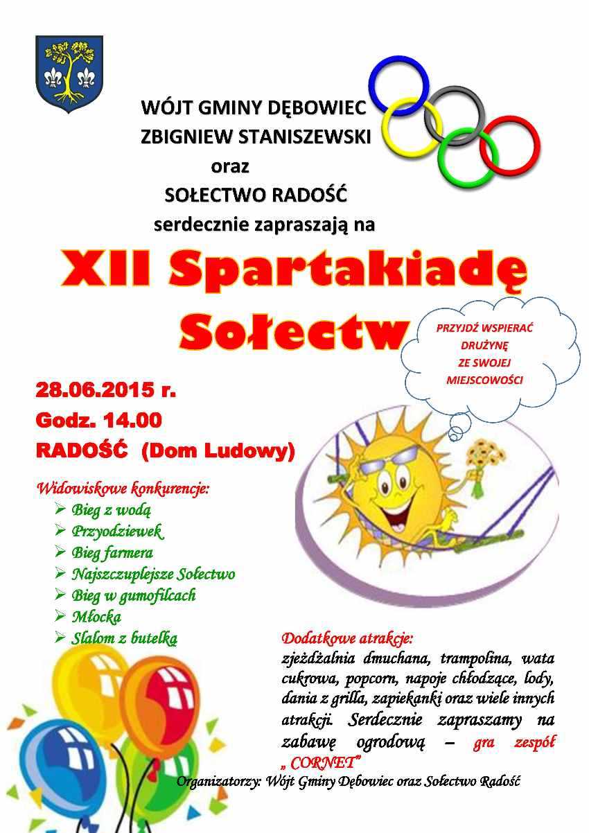 XII Spartakiada Sołectw - Gmina Dębowiec